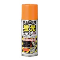 ユニット 蛍光スプレー 300mL 蛍光オレンジ 349-50R 1本（直送品）