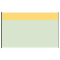 ユニット 配管識別シート(極小) うすい黄 帯のみ 416-221 1枚（直送品）