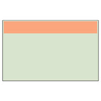 ユニット 配管識別シート(小) うすい黄赤 帯のみ 416-23 1枚（直送品）