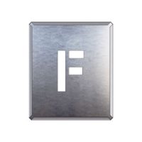 ユニット 吹付け用プレート F 349-17A 1枚（直送品）