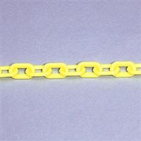 ユニット プラスチックチェーン 黄・蛍光色 1m 871ー251 1本(1m)（直送品）