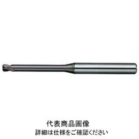無限コーティングプレミアム 高硬度用4枚刃ロングネックラジアスエンドミル MHRH430Rφ4XR0.2X16 08-00237-40201（直送品）