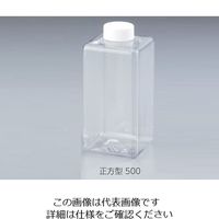 三宝化成 PET容器 正方型 500mL 2-3407-02 1セット(20個:1個×20本)（直送品）