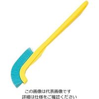 石井ブラシ産業 作業用ブラシ 黄 ナイロン 1本入 4-285-02 1セット(4本)（直送品）