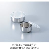 丸山ステンレス フリージング丸シール容器 (φ137×61mm) 14 1セット(6個) 4-5624-02（直送品）