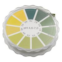 アイシス スタンダードpH試験紙 4.0ー7.0 MN90207 1セット(5巻) 1-8508-04（直送品）