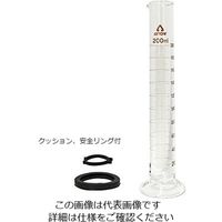 アズワン メスシリンダー(硬質ガラス) 200mL 6-231-07 1セット(5個)（直送品）