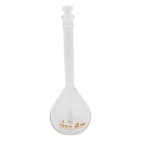 アズワン メスフラスコ 白 500mL 1-8564-09 1セット(5個)（直送品）