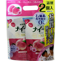 【歳末セール】ナイーブボディソープ桃の葉エキス配合　詰替用　２個パック