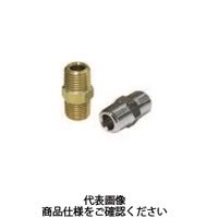 栗田製作所 ニップル メッキ無 No.06x1/2N 1セット(5個)（直送品）