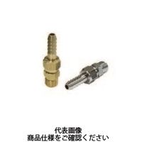 栗田製作所 ホースジョイントGネジ メッキ無 No.07x1/8N 1セット(10個)（直送品）