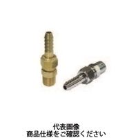 栗田製作所 ホースジョイントRネジ メッキ無 No.08x1/2N 1セット(3個)（直送品）