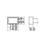 白光　こて先／ＰＬＣＣ　Ｔ１２
