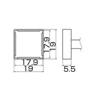 白光 T12ー1204 こて先/PLCC17.9X17.9 T12-1204 1本(1個)（直送品）