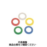 千代田通商 タッチコネクターFUJI 表示リング【樹脂】 12ーCRーW 12-CR 1セット(10個)（直送品）