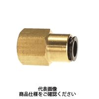 千代田通商 タッチコネクターFUJI フィメイルコネクター【金属】 4ー01Fー1 4-01F 1セット(5個)（直送品）