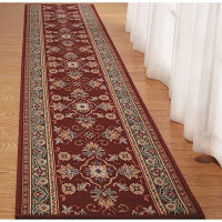 ファミリー･ライフ ベルギー製廊下敷　レッド　670×4400mm　（直送品）