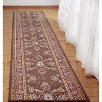 ファミリー･ライフ ベルギー製廊下敷　ベージュ　670×5400mm　（直送品）