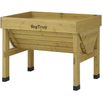 タカショー　ベジトラグ　プランター　Sサイズ　幅1000mm　ブラウン　（直送品）