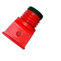 メディポート・ホック カラー湯たんぽ用口栓(レッド) 21525000 1個 01-5305-06（直送品）