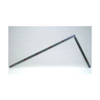 シンワ測定 曲尺同厚 シルバー 50cm 表裏同目 名作 10640 1セット(1本×5)