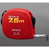 ヤマヨ測定機 コンベックス ロックタイプ オストップ 7.5m OC19-75 1セット(1個×8)