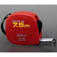 ヤマヨ測定機 コンベックス ロックタイプ オストップ 7.5m OC25-75 1セット(1個×8)