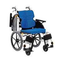 松永製作所 車いすネクストコアマルチNEXT-41B ブルー NEXT-41B 1台 24-3069-01-02（直送品）