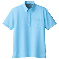 ボンマックス メンズ吸水速乾ポロシャツ（花柄A） ブルー M FB5024M（直送品）