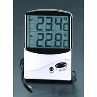 エスコ [室内・室外]最高・最低温度計(デジタル) EA728AC-15 1セット(2個)（直送品）