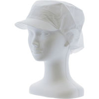 トラスコ中山 TRUSCO 帯電帽つば付 Lサイズ （10枚入） TTCT-L 1袋（10枚） 761-6261