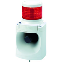 パトライト LED積層信号灯付き電子音報知器 色:赤 LKEH-102FA-R 1台 751-4620（直送品）