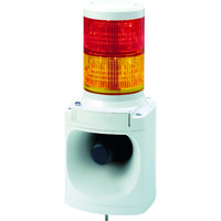 パトライト LED信号灯付き電子音報知器 LKEH-202FA-RY 1台 751-4654（直送品）
