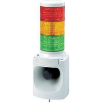 パトライト LED積層信号灯付き電子音報知器 色:赤・黄・緑 LKEH-310FA-RYG 1台 751-4697（直送品）