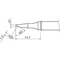 白光 こて先/1BC型 T31-01BC1 1本(1個) 751-7025（直送品）