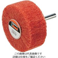 トラスコ中山 TRUSCO ナイロン軸付ホイル外径φ60×厚み25×軸6 1000#(5個入) UFN-625-1000 1箱(5個)（直送品）