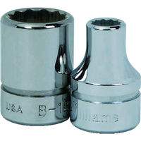 スナップオン・ツールズ WILLIAMS 3/8ドライブ ショートソケット 12角 6mm JHWBM-1206 1個 757-8539（直送品）