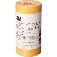 スリーエム ジャパン 3M マスキングテープ 243J Plus 100mmX18m 100 1パック(1巻) 756-6191（直送品）