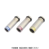 TONE プロテクター付きインパクト用薄型ホイルナットソケット(自動車整備用) 対辺寸法17mm 4AP-17N 1個 494-3261（直送品）