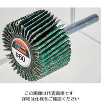 トラスコ中山 TRUSCO 超研削フラップホイール 外径30X幅25X軸径6 #Z40 5個入 HF3025Z-40 1箱(5個)（直送品）