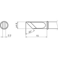 白光 こて先/KU型 T31-02KU 1本(1個) 751-7289（直送品）