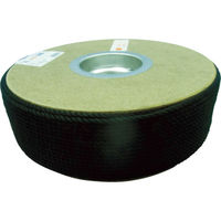 ユタカメイク ポリエステルロープ ドラム巻 4φ×200m 黒 PRS-81 1巻 754-1392（直送品）