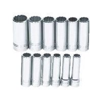 スナップオン・ツールズ WILLIAMS 1/2ドライブ ディープソケットセット 12角 12個 JHWMSSD-12RC 1セット（直送品）