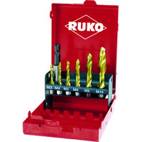 RUKO 六角軸タッピングドリル チタン セット 270020T 1セット 766-1801（直送品）