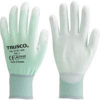 トラスコ中山 TRUSCO カラーナイロン手袋PU手のひらコート グリーン L TGL-3731-GN-L 1双 770-0806（直送品）