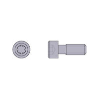 三菱マテリアル 三菱 正面フライスカッタ用部品 くさび止めねじ WS1 1個 683-2105（直送品）