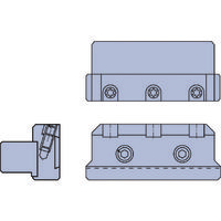 三菱マテリアル 三菱 外径突切り・溝入れ加工用 UG形バイトホルダ用ツールブロック KGBN32-20 1個 667-2353（直送品）