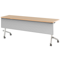 アイリスチトセ フラップテーブル 平行スタックタイプ 樹脂幕板付 幅1800×奥行450×高さ700mm