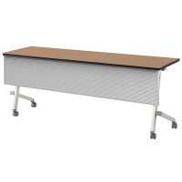アイリスチトセ フラップテーブル 平行スタックタイプ 樹脂幕板付 幅1800×奥行600×高さ700mm