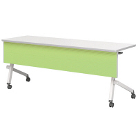 アイリスチトセ フラップテーブル 平行スタックタイプ カラー幕板付 幅1800×奥行450×高さ700mm